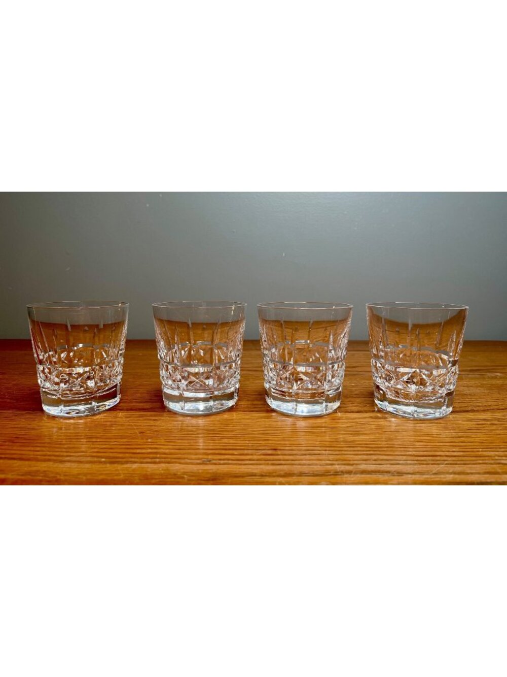 Vintage Waterford Crystal Kylemore Old Fashioned Glasses Set of 4